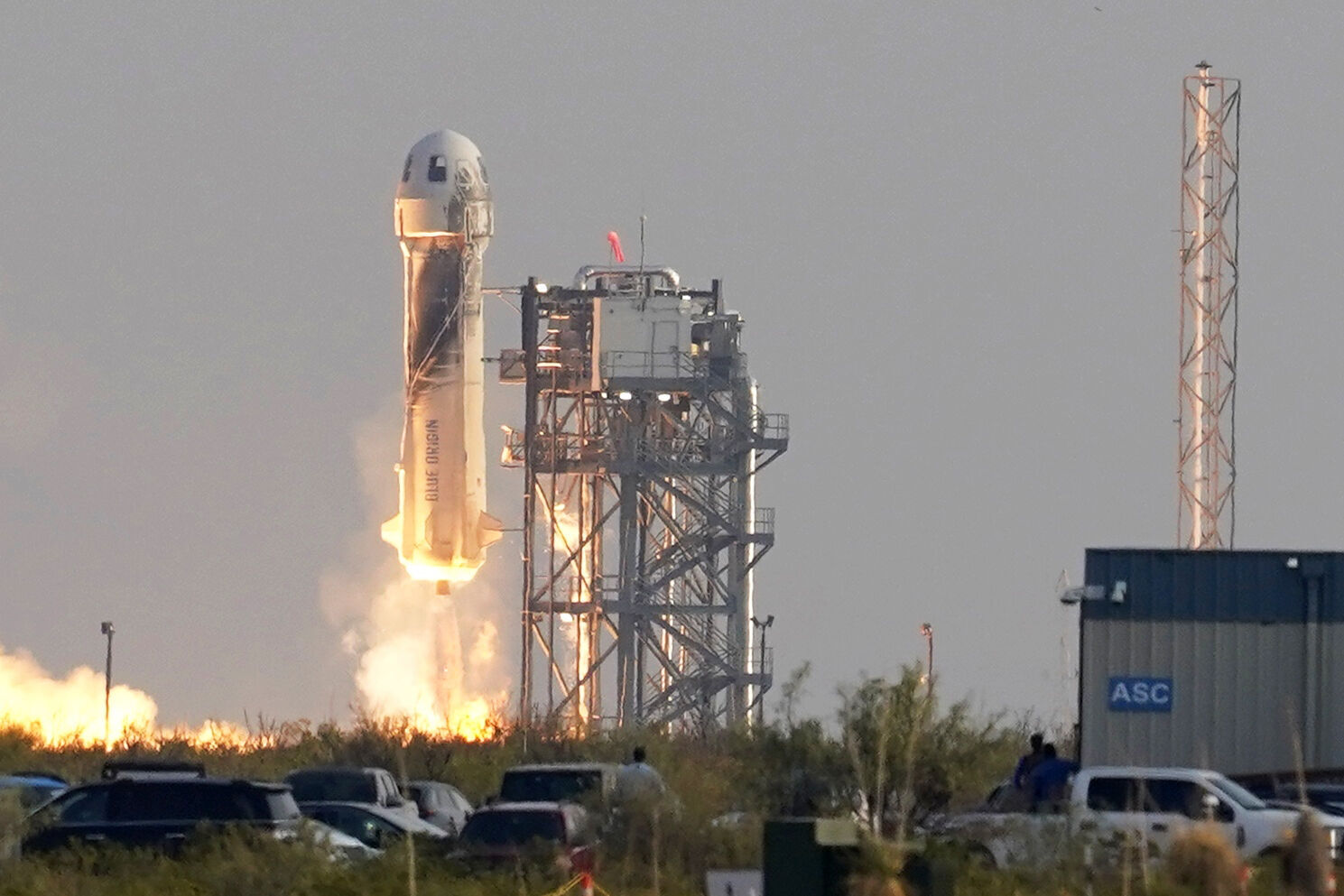 APTOPIX Blue Origin Bezos